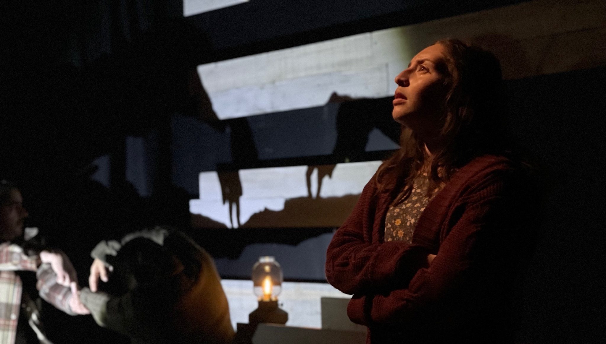 Tijuana Hace Teatro presenta el estreno mundial de Mi Sueño de Invierno Una mujer mira hacia arriba